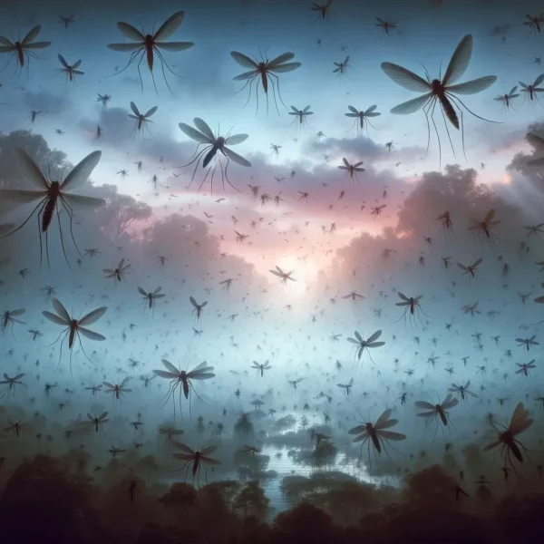 soñar con muchos mosquitos volando