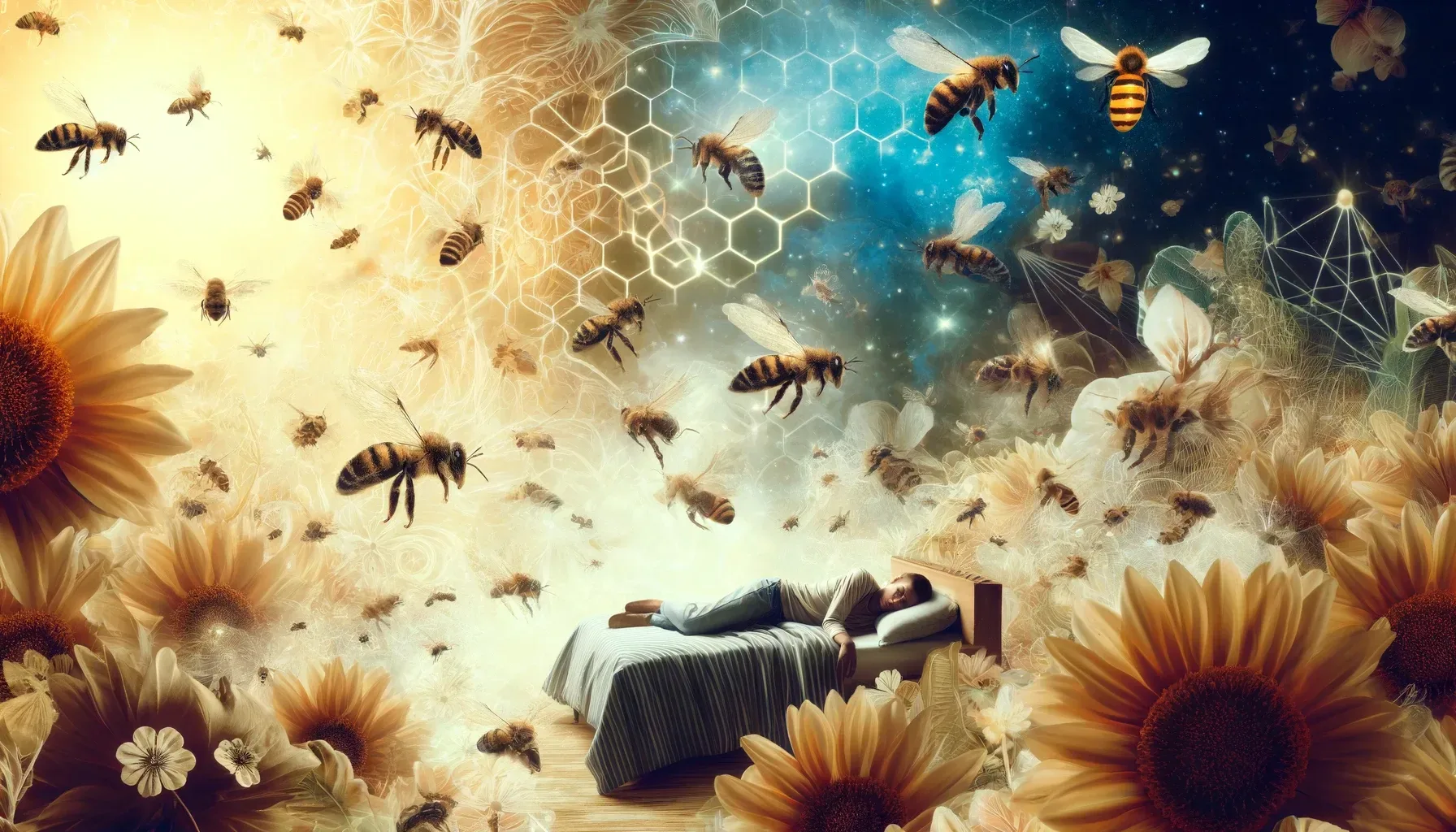 soñando con muchas abejas