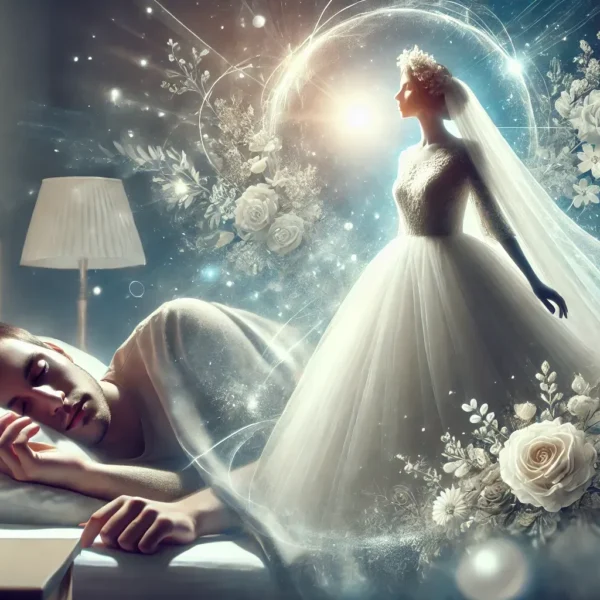 Soñar con una Novia Vestida de Blanco