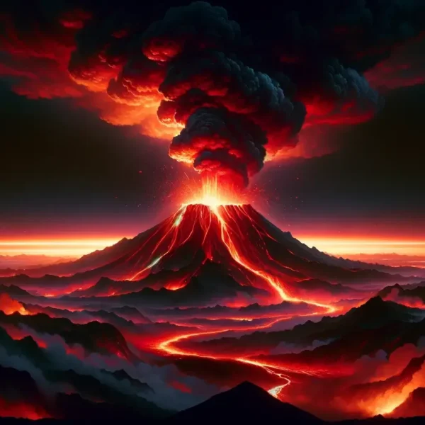 Eso es lo que significa soñar con un volcán en erupción