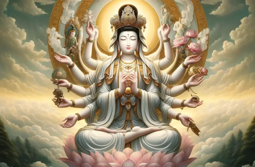 la iconografia de guanyin en el budismo