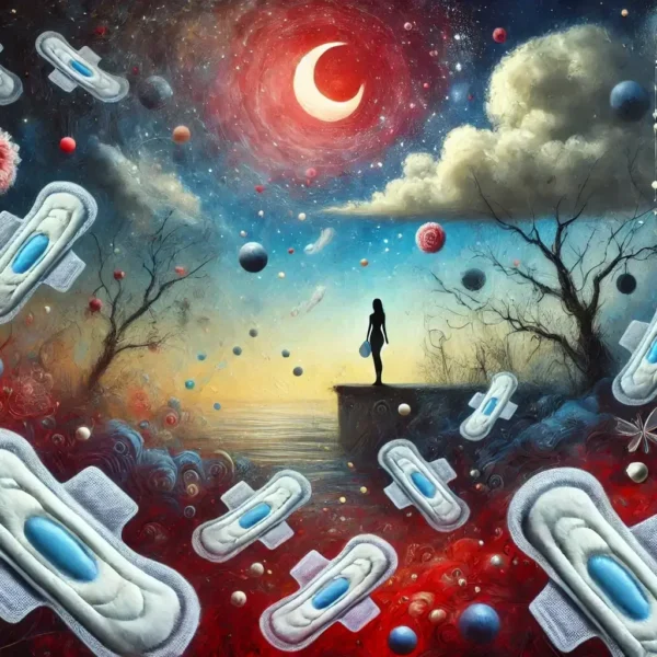 que significa sonar con toallas femeninas sucias