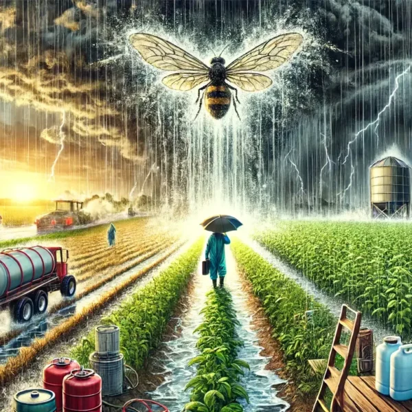 es bueno fumigar cuando llueve