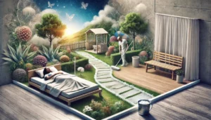 soñar con patios
